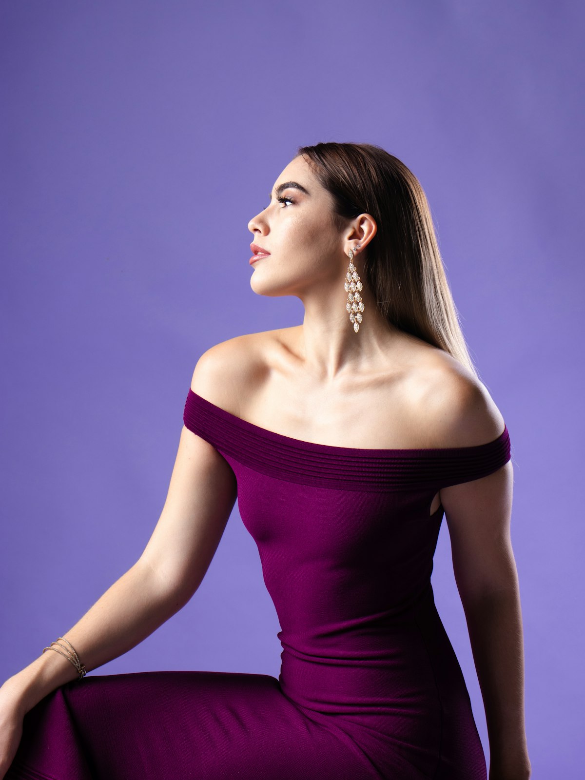 Velvet Wrap Dress